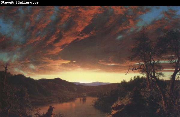 Frederic E.Church Twilight in the Wilderness